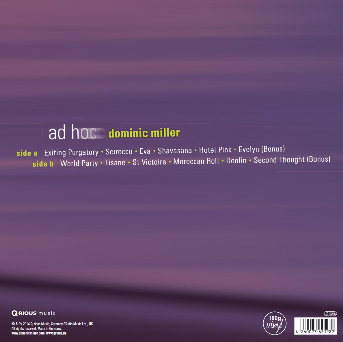 AD HOC (Vinyl) - 2014