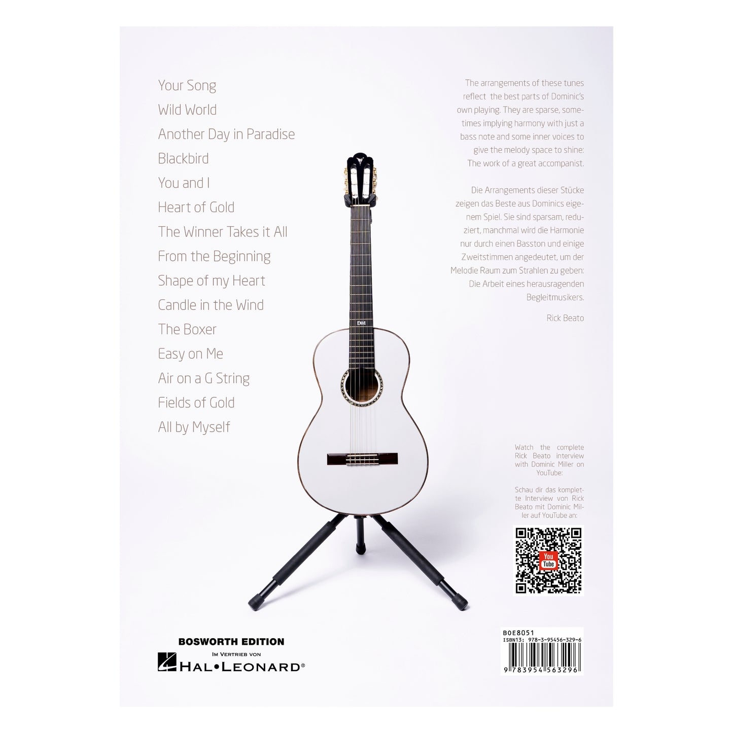 Songbook - Song Classics for solo guitar